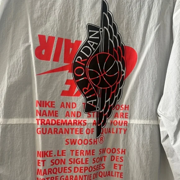 NWT Men's Nike Air Jordan Jumpman Wings Hooded Windbreaker Jacket - Picture 6 of 7